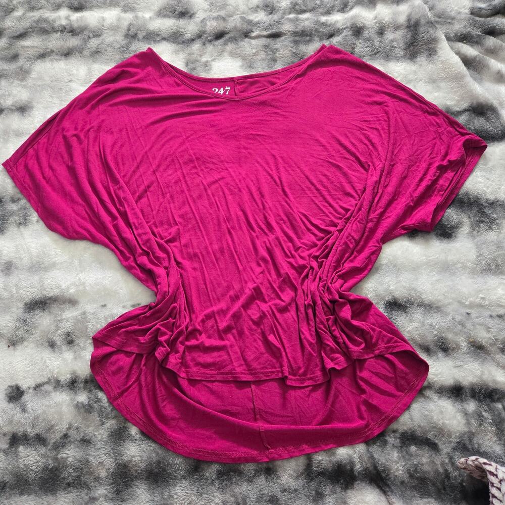 Maurices 24/7 Flawless Dolman Tee Soft Jersey Knit Wide Sleeve Top 2XL NWOT